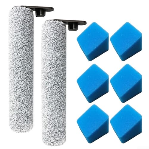 Akku-Staubsauger-Zubehör-Set Hauptrollenbürste Seitenbürsten für JONR ED12 Pro Ersatz-Schwammfilter-Kit für die Hausreinigung (B) von Elchuiaby