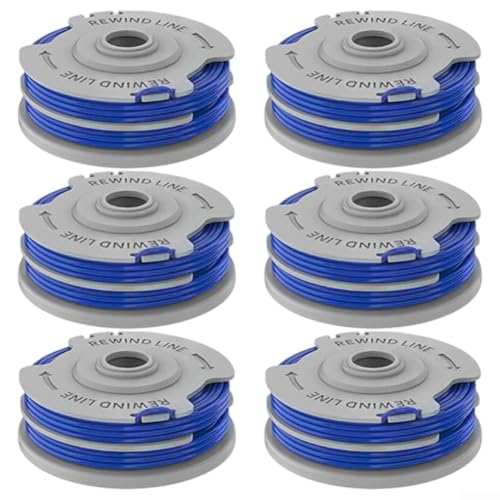 Autofeed Trimmerspule, 1,65 mm, Nylonschnur für Flymo FL289, Ersatzteile für Contour 500 Power Trim Multi Trim Serie, 4 Stück (6 Stück) von Elchuiaby
