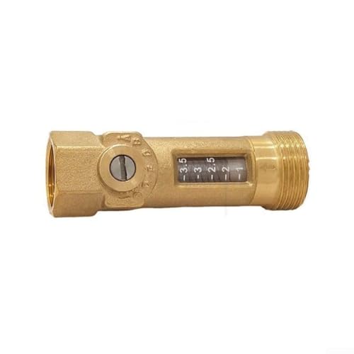 DN15 DN20 All-Kupfer-Durchflussmesser, Ausgleichsventil, Federdurchflussleser, Messing, 1–3,5 l/min 2–8 l/min interner externer Draht von Elchuiaby