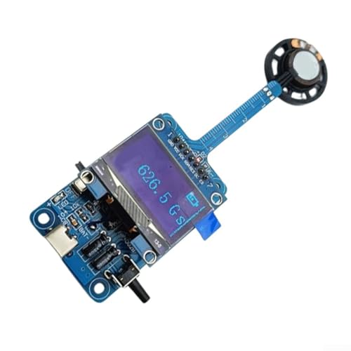 Digitaler Magnetfeldstärken-Detektor Gaussmeter mit LCD-Display Typ-C wiederaufladbare Batterie (A) von Elchuiaby