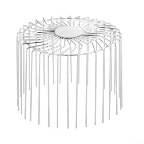 Edelstahl-Dachabflussfilter mit Anti-Verstopfungsschutz für Laub- und Schmutzschutz, passend für 50–200 cm Rohre, silberfarben (180 cm Rohr) von Elchuiaby