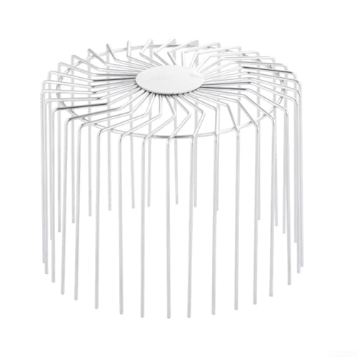 Edelstahl-Dachabflussfilter mit Anti-Verstopfungsschutz für Laub- und Schmutzschutz, passend für 50–200 cm Rohre, silberfarben (200 cm Rohr) von Elchuiaby