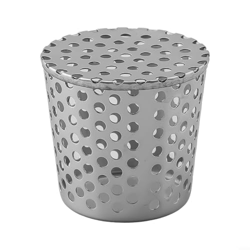 Edelstahl-Dachrinnen-Laubfilter 304 Mesh Abflussschutz für Fallrohr, Schmutzschutz und einfache Installation (60–75 mm) von Elchuiaby