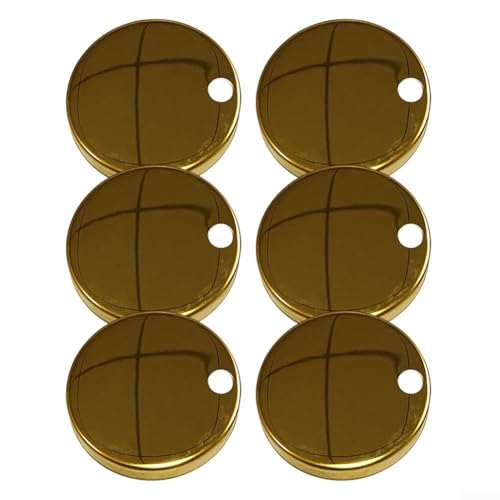 Edelstahl WC-Sitz Scharnierdeckel Ø 60 mm Gold Top Befestigung für Standard-Toilettensitze Edelstahl WC-Sitz Scharnierdeckel Ø 60 mm Gold Top Befestigung für Standard-Toilettensitze von Elchuiaby