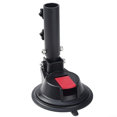 Fahnenmasthalter mit Saugnapf Montage ohne Bohren Tragbarer Display-Ständer für Outdoor-Camper schwarz Fahnenmasthalter mit Saugnapf Montage ohne Bohren Tragbarer Display-Ständer für Outdoor-Camper schwarz von Elchuiaby