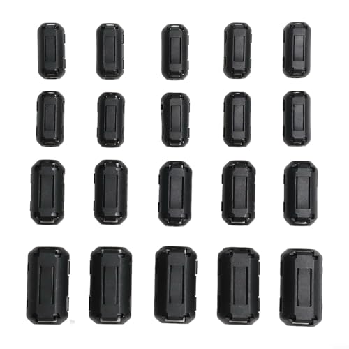 Ferritkernkabel Rauschfilter Ring Set für EMI RFI Unterdrückung mit 4 verschiedenen Größen 3,5 mm 5 mm 7 mm 9 mm für USB Audio Video Stromkabel 20 Stück Ferritkernkabel Rauschfilter Ring Set für EMI RFI Unterdrückung mit 4 verschiedenen Größen 3,5 mm 5 mm 7 mm 9 mm für USB Audio Video Stromkabel 20 Stück von Elchuiaby