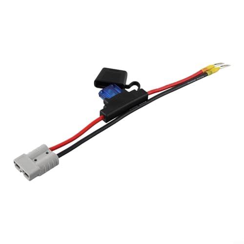 Hochleistungs-Verlängerungskabel für Anderson-Stecker, 50 A, 30 cm, 8 AWG, Doppelkern-Verteiler Hochleistungs-Verlängerungskabel für Anderson-Stecker, 50 A, 30 cm, 8 AWG, Doppelkern-Verteiler von Elchuiaby