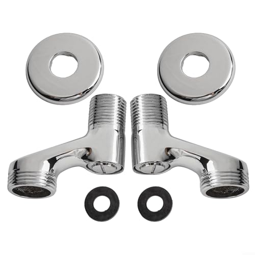 304 Edelstahl Einstellbarer Winkel Duscharmatur Adapter Mit G12 Gewinde Ersatzteil Für Wandmontierte Armaturen Silber von Elchuiaby
