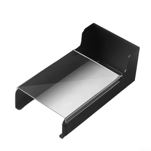 Metall-Klapp-Video-Türklingel-Regenschutz mit Sonnenschutz, verzinktes Eisen, wetterfester Schutz für mehrere Modelle, Schwarz (W100) von Elchuiaby