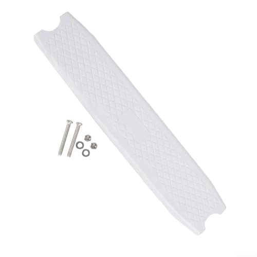 Rutschfeste Poolleiter, Ersatz, ABS, Schwimmbadleiter, Pedal mit Schrauben für oberirdische Pools, Weiß, 49,3 x 9,9 cm Rutschfeste Poolleiter, Ersatz, ABS, Schwimmbadleiter, Pedal mit Schrauben für oberirdische Pools, Weiß, 49,3 x 9,9 cm von Elchuiaby