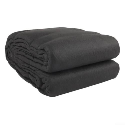 Schwarze runde Schwimmbad-Bodenplane, wasserabsorbierende Filzmatte, Schutzmatte für aufblasbaren Pool, Garten, Outdoor (4 m) von Elchuiaby