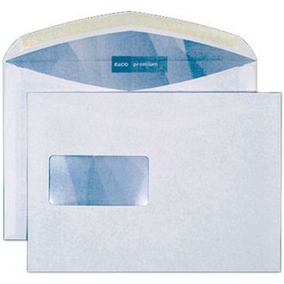 Briefumschläge Premium, C5, gummiert, m.F., 80g, weiß, Pck=500St, 32199 von Elco