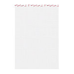 Elco Notizblock DIN A4 Kariert Geleimt Weiß Perforiert 200 Seiten Pack 10 von Elco