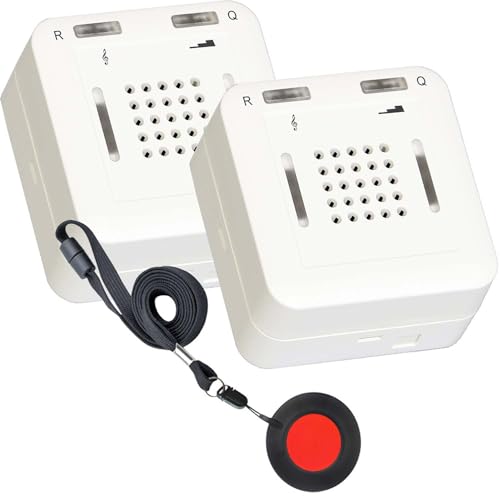 ELDAT: Mobile Hausnotruf Systeme mit Funk-Notrufsender(n) für die häusliche Pflege - Senioren Sicherheitspaket 6 mit 2X RCP25 und RT27 von Eldat