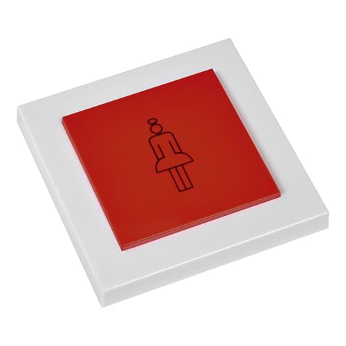 ELDAT Zubehör: (ZUSÄTZLICHE-) Funk-Empfänger, Notrufsender, Repeater und weiteres Zubehör - Sensorwandtaster RTS25 rot von Eldat