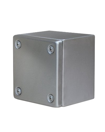 ELDON, SSTB Edelstahl Klemmenkasten, Klein Gehäuse, IP66. (HxBxT)mm, 150 x150 x 80 von Eldon