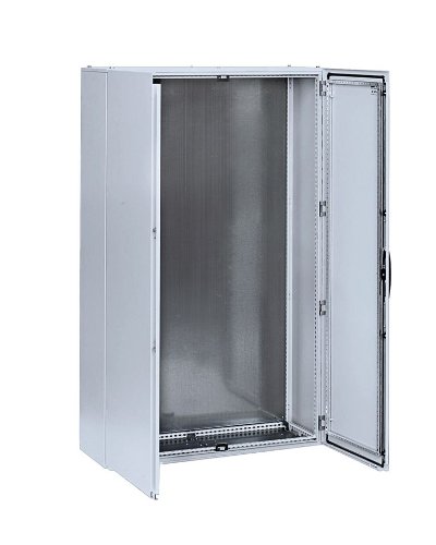 Eldon autopt. Ace. Kleiderschrank MKD 2000 x 1200 x 400 2 türiger Schrank mit Platte RAL7035 von Eldon