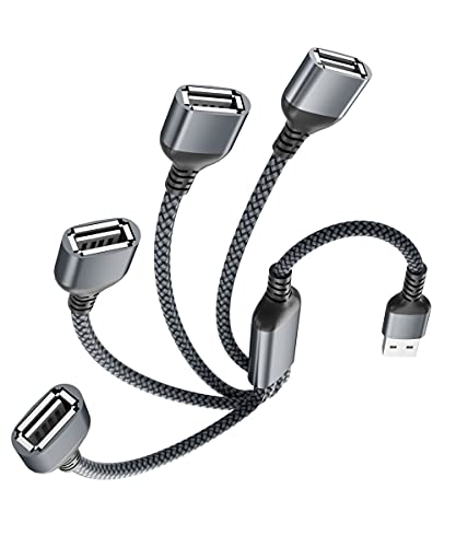 Elebase USB Splitter Y Kabel 1M, USB C Stecker auf Vier USB Buchse Kabel Adapter,4 in1 USB Kabel USB Hub für MacBook,iPad 10,Air 5,Samsung Galaxy,TV,Xbox One Series X/S,Flash-Laufwerke,Laptops und PCs Elebase USB Splitter Y Kabel 1M, USB C Stecker auf Vier USB Buchse Kabel Adapter,4 in1 USB Kabel USB Hub für MacBook,iPad 10,Air 5,Samsung Galaxy,TV,Xbox One Series X/S,Flash-Laufwerke,Laptops und PCs von Elebase