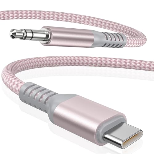 Elebase für iPhone 17 Pro Max Typ C 3.5mm Klinke Audio Adapter Kabel 1.8M für Samsung Galaxy M21 M31 M51 M12 M22 M32 M52 M33 A54,Kindle Fire HD, iPad 10 Air 4 5 Mini 6 Pro,Google Pixel 7 8 von Elebase