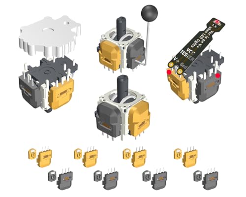 ElecGear Hall-Joystick und Entlöt-Heizplatte Kit für Controller - 4x Hall-Effekt-Steuerstab + 8x zusätzlicher Sensor + VCC Tester + Ersatz Reparatur Mod Tool ElecGear Hall-Joystick und Entlöt-Heizplatte Kit für Controller - 4x Hall-Effekt-Steuerstab + 8x zusätzlicher Sensor + VCC Tester + Ersatz Reparatur Mod Tool von ElecGear