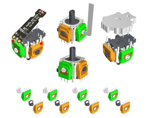 ElecGear Hall-Joystick und Entlöt-Heizplatte Kit für Controller - 4x Hall-Effekt-Steuerstab + 8x zusätzlicher Sensor + VCC Tester + Ersatz Reparatur Mod Werkzeuge ElecGear Hall-Joystick und Entlöt-Heizplatte Kit für Controller - 4x Hall-Effekt-Steuerstab + 8x zusätzlicher Sensor + VCC Tester + Ersatz Reparatur Mod Werkzeuge von ElecGear