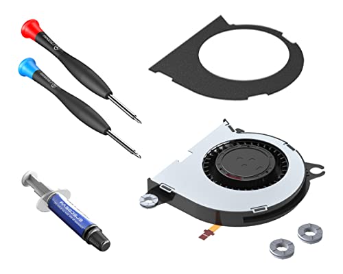 ElecGear Interner Kühler, kompatibel mit Nintendo Switch – CPU-Kühler, Cooling Fan, Wärmeleitpaste und Set mit Y00 Triwing und PH00-Schraubendreher ElecGear Interner Kühler, kompatibel mit Nintendo Switch – CPU-Kühler, Cooling Fan, Wärmeleitpaste und Set mit Y00 Triwing und PH00-Schraubendreher von ElecGear