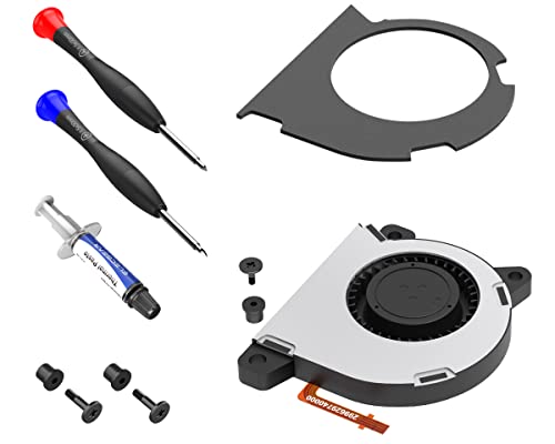 ElecGear Replacement CPU Lüfter kompatibel mit Nintendo Switch Lite HDH-001, Intern Reparatur Ersatzkühler Ventilator Kühler Cooling Fan, Thermo Paste, Schraubendreher und Reparaturwerkzeugsatz von ElecGear