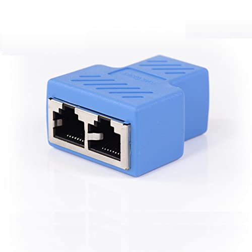 1 Artikel RJ45 1 in 2 Out Konverter STP UTP Cat6 8P8C Buchse auf Buchse Splitter Netzwerk Ethernet Switcher Adapter Stecker Blau 1 Artikel RJ45 1 in 2 Out Konverter STP UTP Cat6 8P8C Buchse auf Buchse Splitter Netzwerk Ethernet Switcher Adapter Stecker Blau von Elecbee