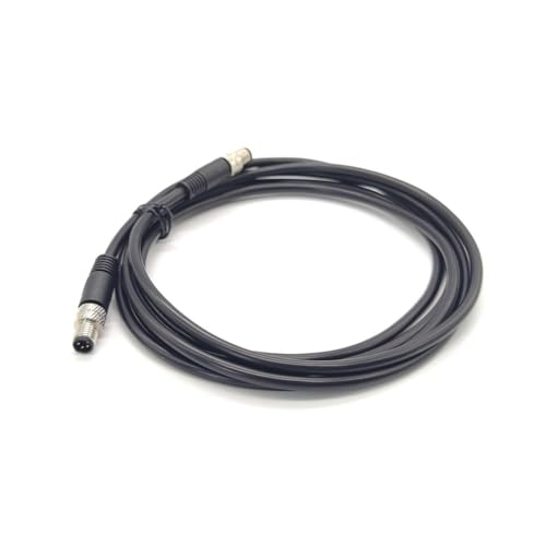 Elecbee M8 4 poliger Leiter Sensorkabel, A Code gerader männlicher auf männlicher Formkabel IP67 Wasserdicht Sensorkabelstecker Industrieller Rundstecker für den Außenbereich 2m AWG24 PVC Elecbee M8 4 poliger Leiter Sensorkabel, A Code gerader männlicher auf männlicher Formkabel IP67 Wasserdicht Sensorkabelstecker Industrieller Rundstecker für den Außenbereich 2m AWG24 PVC von Elecbee