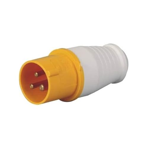 IEC60309 16A 3pin 110V-130V 50/60Hz 3P 4h 2P + E IP44 CEE Industriestecker Gelb von Elecbee