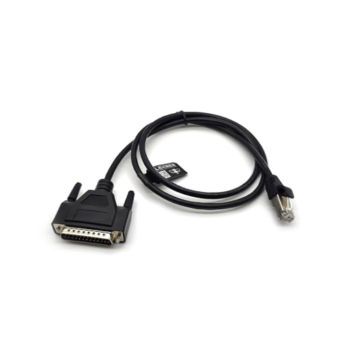 Kabel für Konsolenmodem Ethernet DB25 Stecker auf RJ45 1M von Elecbee