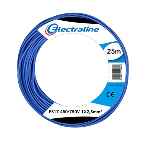 Electraline 13162 Fahrzeugleitung FS17, Abschnitt 1 x 2.5 mm², Blau, 25 m von Electraline