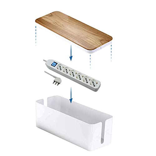 Electraline 300177 Kabelorganizer mit Mehrfachsteckdose, 6 Schuko-Stecker, 10/16 A, 1,5 m von Electraline