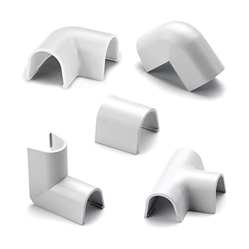 Cablefix Inofix Eck- und T-Gelenke für Rohre und Kabelkanäle 2201, weiß, 3210 von INOFIX