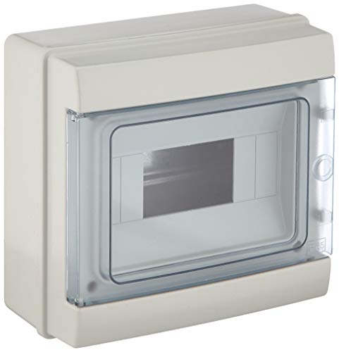 Electraline 60438 Kleinverteiler, wasserdicht (IP65), 8 Module Electraline 60438 Kleinverteiler, wasserdicht (IP65), 8 Module von Electraline