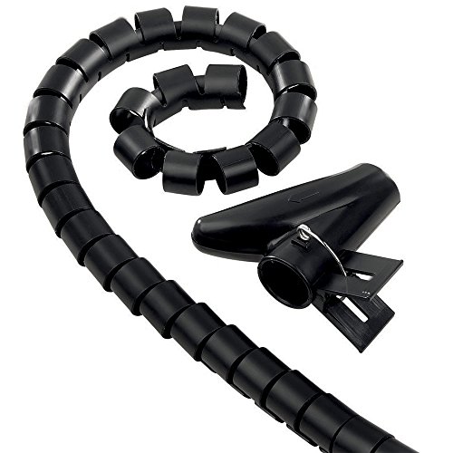 Electraline 62042 Kabelmantel, 1,8 m, Schwarz, 25 diam von Electraline