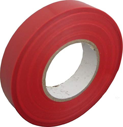 Electraline 62302 Elektrikerband Klebeband Isolierband 15 mm x 10 Mt Rot von Electraline