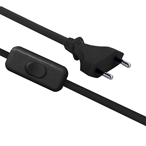 Electraline 70527 Schutzkontakt Schaltern-1,5 m Kabel-weiß-Kunststoffleitung-IP20 Innenbereich/Verlängerungskabel mit Kindersicherung/europäische Verlängerung, schwarz Electraline 70527 Schutzkontakt Schaltern-1,5 m Kabel-weiß-Kunststoffleitung-IP20 Innenbereich/Verlängerungskabel mit Kindersicherung/europäische Verlängerung, schwarz von Electraline