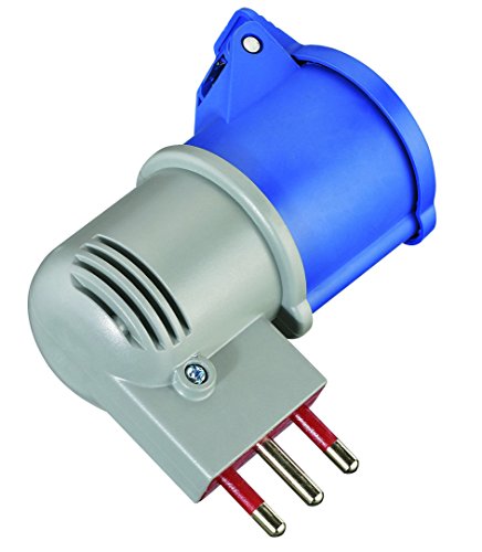 Electraline 80958 Netzteil Stecker Italienische Große 16 A Stecker Industrie IEC mit Deckel geeignet für Wohnmobile, Camping, Caravan, Boot, Baustelle grau Electraline 80958 Netzteil Stecker Italienische Große 16 A Stecker Industrie IEC mit Deckel geeignet für Wohnmobile, Camping, Caravan, Boot, Baustelle grau von Electraline
