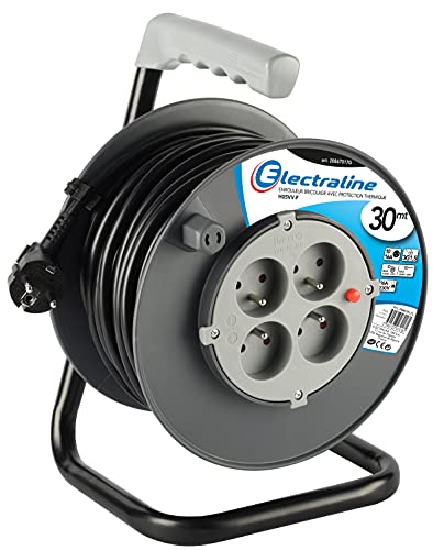 Electraline Kabeltrommel Basteln Schwarz, schwarz, 20867017G von Electraline