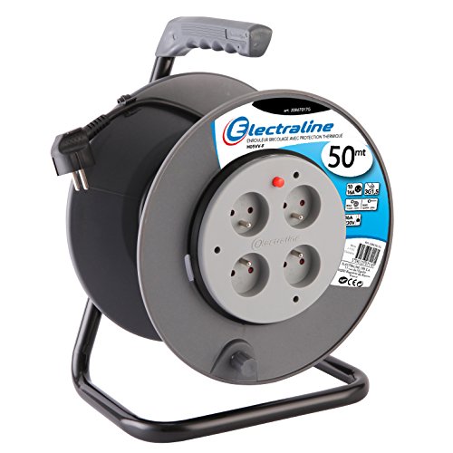 Electraline Kabeltrommel Basteln Schwarz, schwarz, 20867019F von Electraline