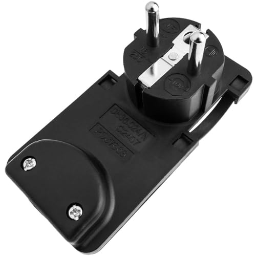 Winkelstecker "hinter Möbel" (Schwarz) von ElectroDH