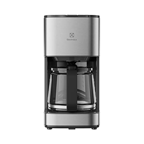 ELECTROLUX Create 3 Kaffeemaschine E3CM1-3ST, 1.25 L, 10 Tassen, Auto-off, Antitropfen, Glaskanne, Wassernier-Löschen, Edelstahl von Electrolux