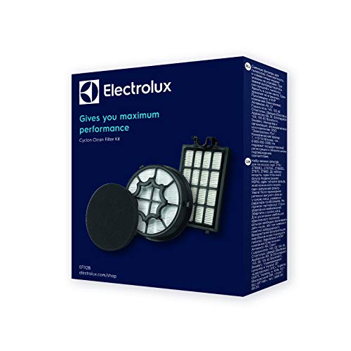 Electrolux EF112 Filterset für CyclonClean (1 Hygienefilter, 1 Grobschmutz-Motorfilter, 1 Abluftfilter, Filtertausch, optimale Filtrationsleistung, verbesserte Saugleistung, saubere Luft, schwarz) von Electrolux