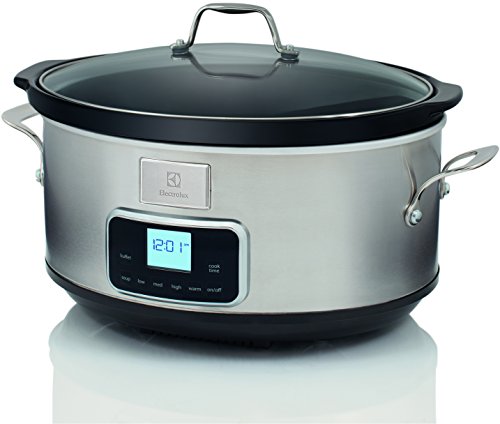 Electrolux ESC7400 Slow Cooker - Slow Cooker aus Edelstahl mit 6 vordefinierten Programmen, 235 W, 6,6 lt von Electrolux