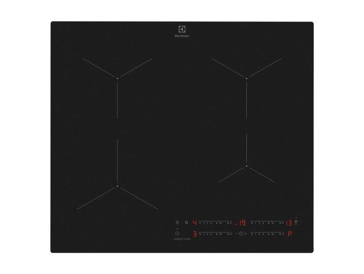Electrolux INDUKTIONSKOCHFELD, Schwarz, Glas, 59x4.4x52.0 cm, Made in Germany, Kindersicherung, Sicherheitsabschaltung, Hauptschalter, Topferkennung, von Electrolux
