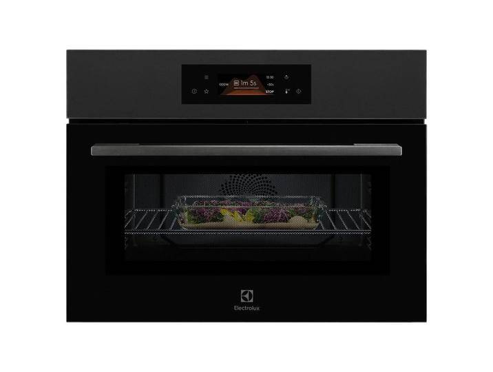 Electrolux KOMPAKTBACKOFEN Matt Black Design, Schwarz, Metall, Glas, 59.5x45.5x56.7 cm, Elektronikuhr, Versenkknebel, Backofenbeleuchtung, Electrolux KOMPAKTBACKOFEN Matt Black Design, Schwarz, Metall, Glas, 59.5x45.5x56.7 cm, Elektronikuhr, Versenkknebel, Backofenbeleuchtung, von Electrolux