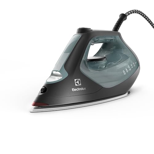 Electrolux Refine 700 Bügeleisen Modell E7SI2-6OG, Mit maßgeschneiderten Programmen, Frontbeleuchtung, Kratzfeste Bügelsohle, Aus recyceltem Kunststoff, 2600W, 2.5 Kabel in 360° Bewegung, Ozean Grün von Electrolux