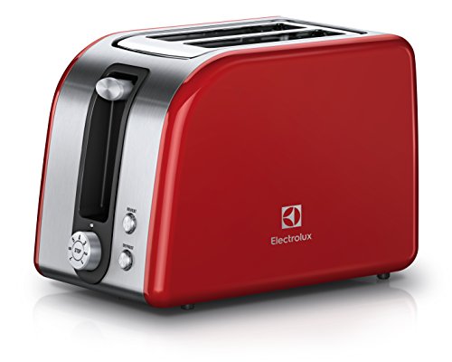 Electrolux eat7700r 2Slice (S) 850 W rot, silber – Toaster, 2 Slice (S), Rot, Silber, Kunststoff, Edelstahl, 850 W, 220 – 240 V, 181 mm von Electrolux