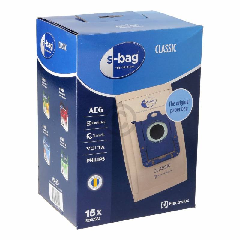 Filterbeutel Electrolux E200SM s-bag® Classic  für Bodenstaubsauger 15Stk (EA-9001688002) von Electrolux